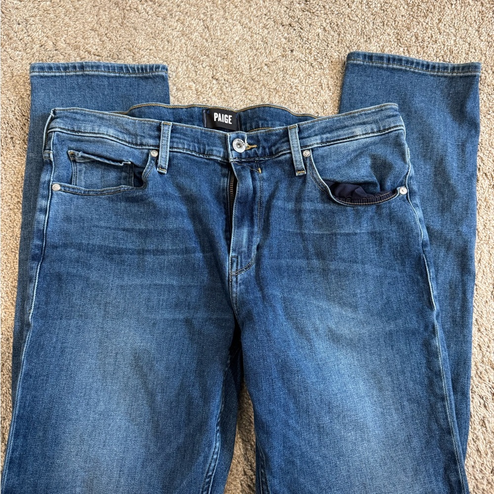 PAIGE Men's Classic Indigo Slim Jeans